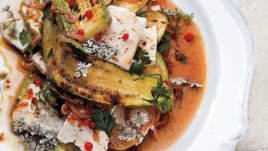 Тиквички с овче сирене