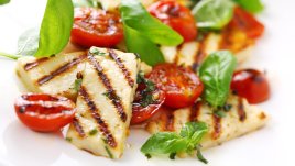 Гриловано сирене халуми