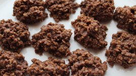 Овесени бисквити с какао 