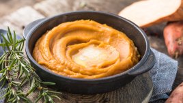 Пюре от сладки картофи