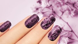 Маникюр в лилаво – винаги изящен избор (галерия)
