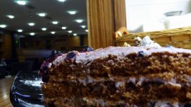 Торта с боровинки