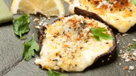 Запечени гъби с моцарела и пармезан