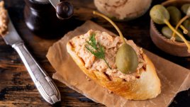 Лесна разядка с риба тон и крема сирене