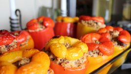 Постни пълнени чушки за коледната трапеза