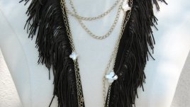 Как да си направите ефектен гердан с ресни