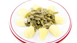 Салата от зелен фасул