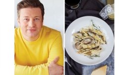 Паста с гъби, сметана и чесън по рецепта на Джейми Оливър
