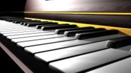 Звън на пиано, един-единствен звук от минало време