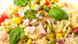 Салата с кускус и пиле