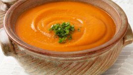 Тиквена крем супа с целина