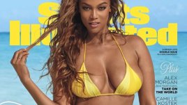 Тайра Банкс на 45 години и по жълти монокини