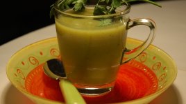 Грахова крем супа с пармезан