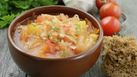 Постна супа със зеле