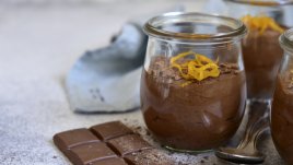 Лесен мус с шоколад и портокал