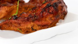 Пиле тандури на барбекю 