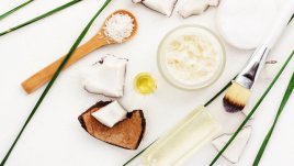 Подхранване на косата с кокосово масло