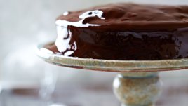 Фина шоколадова глазура за торта