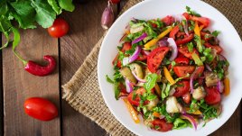 Салата с патладжан и чушки