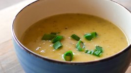 Картофена крем супа с масло