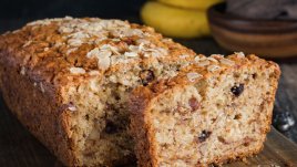 Шоколадов кекс с банан и овесени ядки