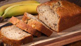 Бананов хляб със заквасена сметана и канела