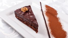 Лесна торта с бисквити и шоколад