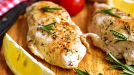 Пилешко с майонеза и пармезан 