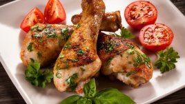 Печени чеснови бутчета