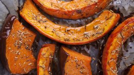 Печена тиква с подправки