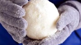 Снежни топки за гладка кожа