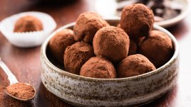 Трюфели тирамису с течен шоколад