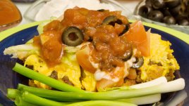 Мексиканска запеканка с телешка кайма 