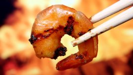 Крем супа от броколи със скариди