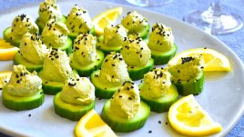 Парти хапки с краставица и авокадо за тънка талия