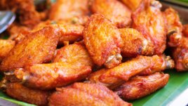 Сладко-солени пилешки крилца 