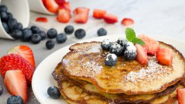 Палачинки с овесени ядки и ябълки 