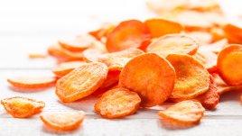 Здравословен морковен чипс