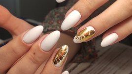Маникюри за бадемовидни нокти