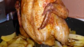 Пиле на шише