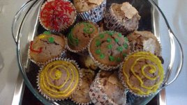 Мъфини с парченца шоколад