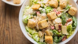 Крутони с чесън и розмарин