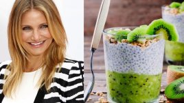 Здравословният пудинг с матча и чия на Камерън Диаз