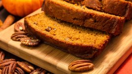 Кекс с тиква и орехи