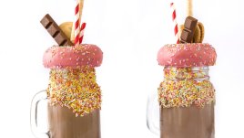 Шейк с кафе и донат