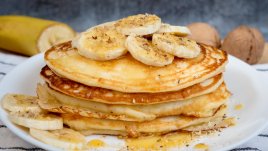Пълнозърнести палачинки с 3 съставки