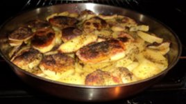 Бързи, лесни и вкусни печени картофки с чубрица