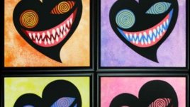 Сърца-пирани в любовната изложба на Явор Боянов