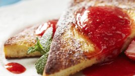 Козуначени пържени филийки