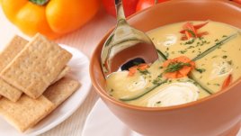 Пикантна пилешка супа